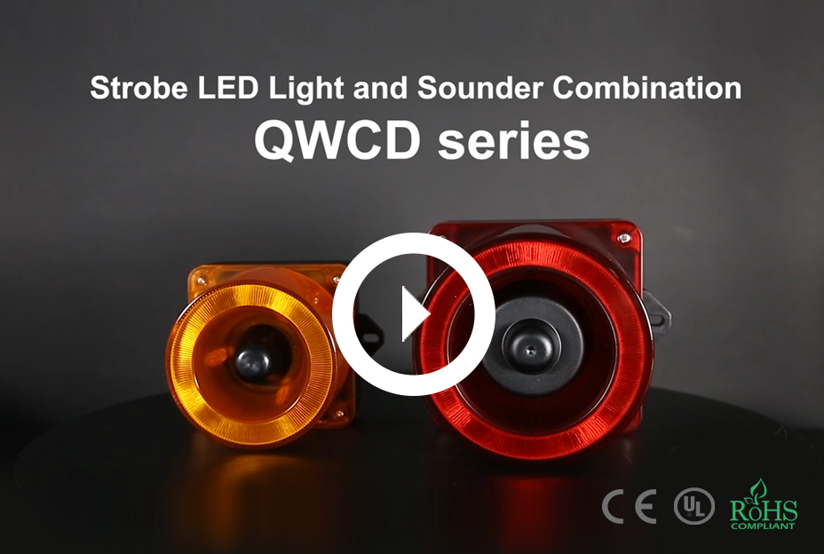 신호음 내장 LED 스트로브 표시등 QWCD Series